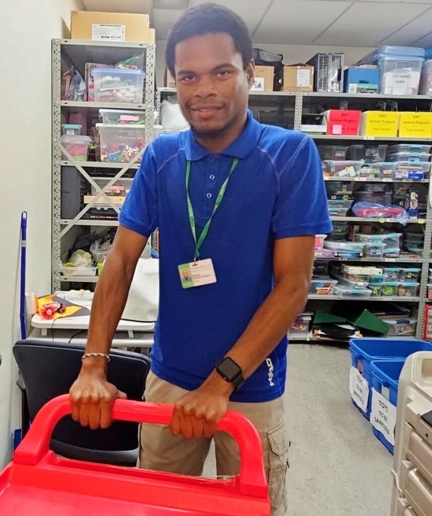 Mosiah in the stockroom